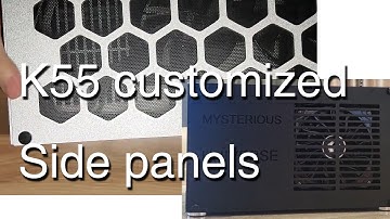 SharGwa PC K55(A56) ITX case customers DIY side panel showcase