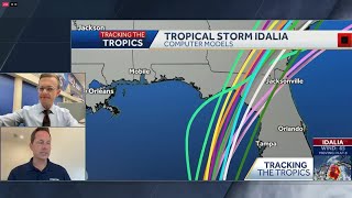 WESH 2's Eric Burris is taking a close look at Idalia as it heads for Florida