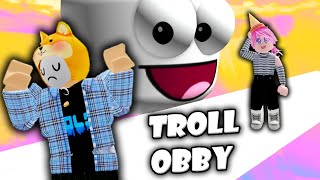 ЗАТРОЛЛИЛ ЛАНУ! Roblox Troll Obby