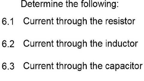 Electrotechnology N3 Alternating Current Theory NOVEMBER 2022 Question 6 @mathszoneafricanmotives