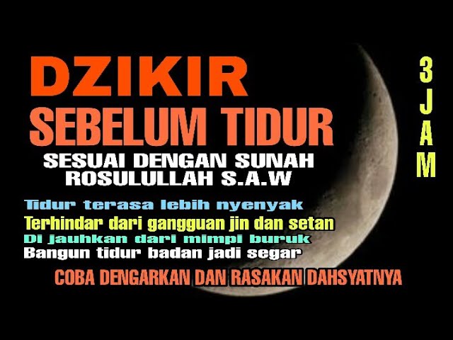 Dzikir Sebelum Tidur Sesuai Dengan Sunah Rasulullah S.A.W class=