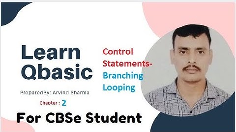 Qbasic Tutorial-Control Statements