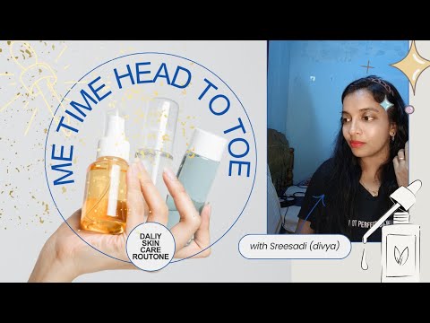 head to toe skin and hair care night routine ☺️ relaxation and feel ...