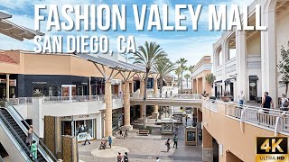 Luxury Shopping in San Diego | Fashion Valley Mall  [4K UHD]