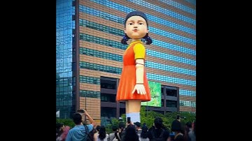 Squid game in Korea ❤️ #shorts