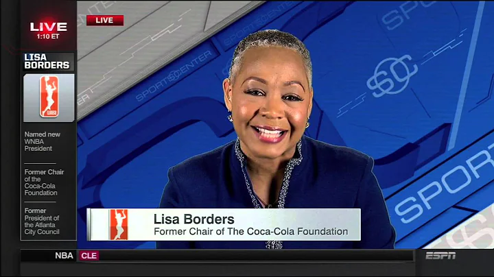 ESPN SportsCenter Interview with New WNBA President Lisa Borders