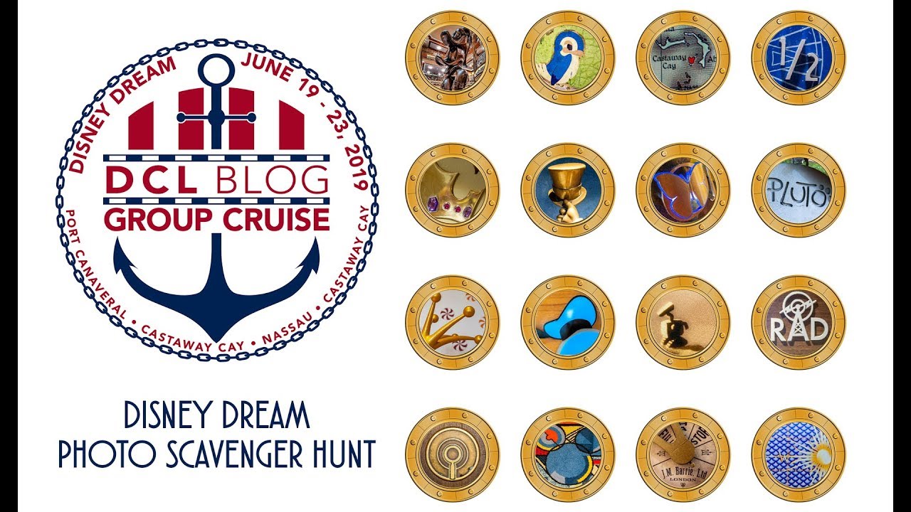 Disney Dream Scavenger Hunt Solutions - DCL Blog Cruise 2019 (Version 1 ...