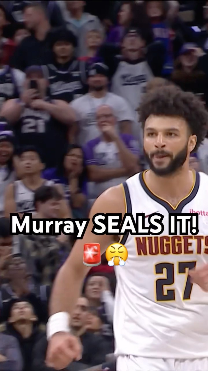 Jamal Murray hits the CLUTCH SHOT to seal the game In Sacramento! ??|#Shorts