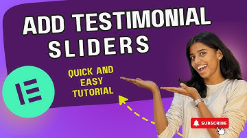 How to Add a Testimonial Slider Widget in Elementor | Step-by-Step Tutorial