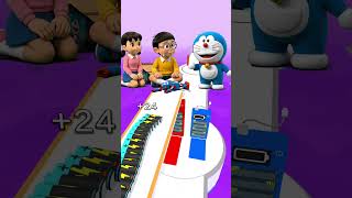 Nobita's Toy Broke! Can Doraemon Fix It? in Battery Run #shorts #doraemon #animatedstory