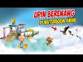 Upin ipin Renang di Waterboom Awan , ipin senang ! GTA Lucu