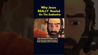 Why Jesus Really Healed On The Sabbath 🤯🥹♥️ #Shorts #Youtubeshorts #Catholic #Jesus #Fypシ