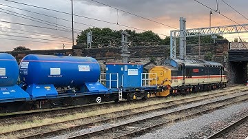 37419 Arrives In Carlisle With RHTT Wagons!! (SHUNTING, With Class 37 AND Class 57!!) | 3/8/23.