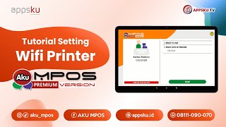 Tutorial Setting Wifi Printer AKU MPOS Premium Version screenshot 4