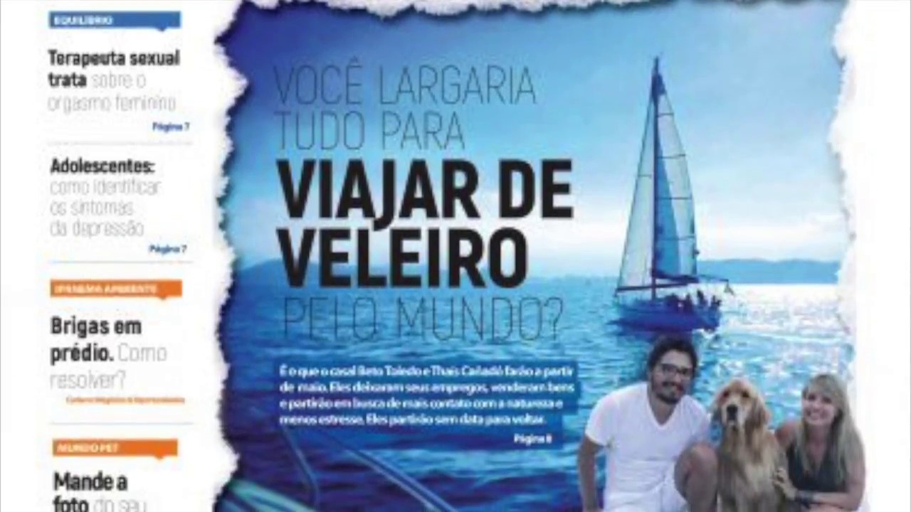 Mais de 25 sites divulgaram nossa história - Sailing Around the World