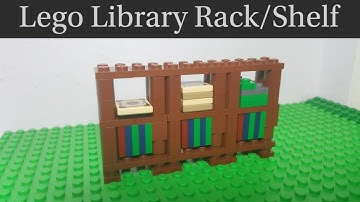 Lego bookrack / bookshelf MOC (speedbuild-tutorial)