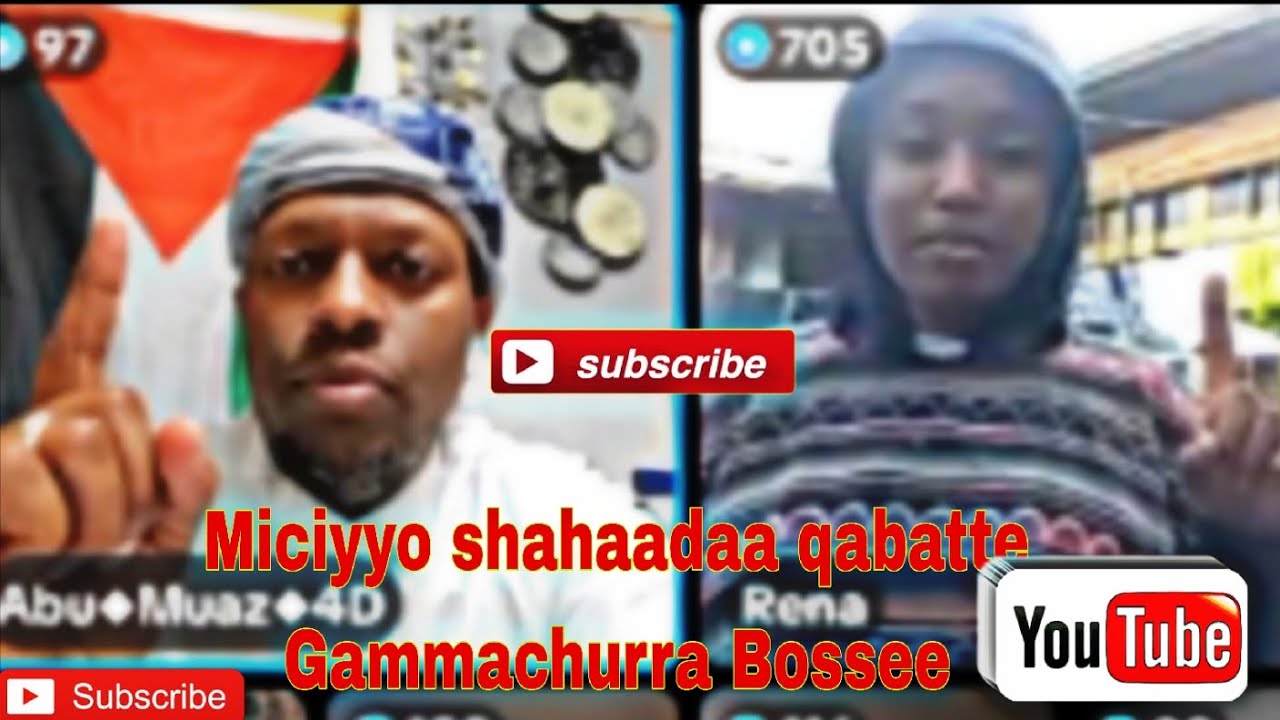 Waan Ajaibaa muciyyon tun gammachurra shahaadaa qabatte  bosse