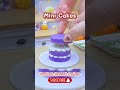 OMG! These Mini Rainbow Cakes Can Fly! 💕 #cake #cakes #minicake #miniature #shorts #rainbowcake