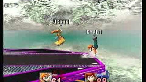 *OUTDATED PRE-DEMO 2* Project M - JCaesar (Peach) vs cmart (Luigi) w/ commentary