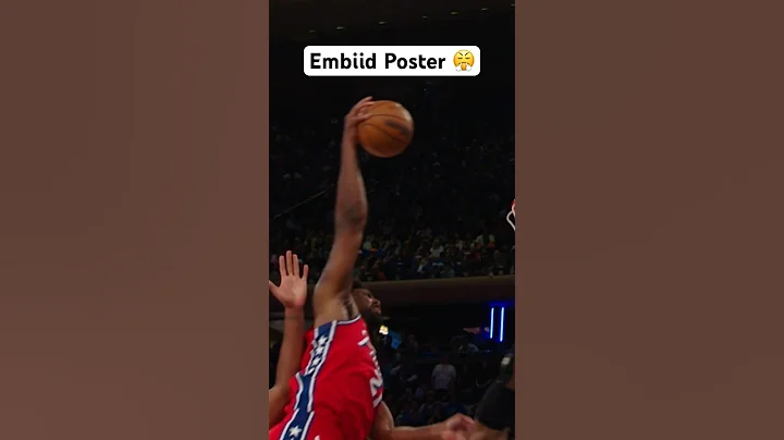 Joel Embiid GOES OFF THE GLASS to Himself for the Emphatic Slam in Game 1! 👀🔥| #Shorts