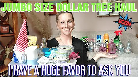 JUMBO SIZE DOLLAR TREE HAUL | ALL NEW| DIY'S & MOR...