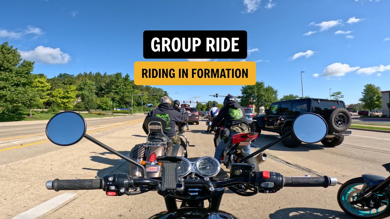 Riding In Formation – Weekend Group Ride - YouTube