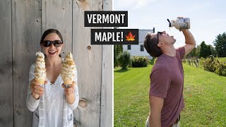 The BEST maple farm tour in VERMONT  (+ trying creemees!)