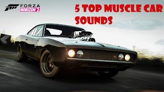 Forza Horizon 5 Top 5 Classic Muscle Car Sounds screenshot 3