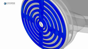 Simulation of Plate Valve Movement with CONVERGE