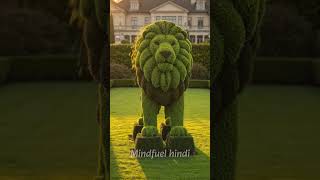 This Lion Grows From Plants You Won’t Believe the Final Result  #viral #trending #viralvideo