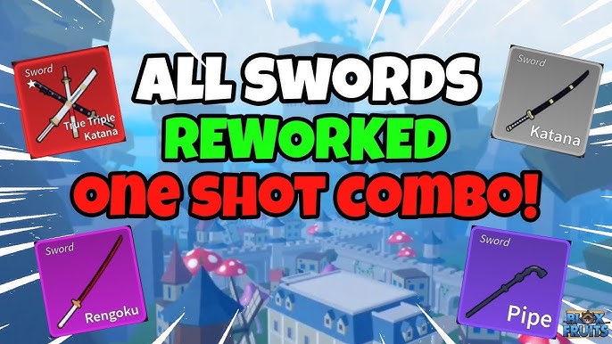 UPDATE 20  Rengoku one shot combo in Blox Fruit 