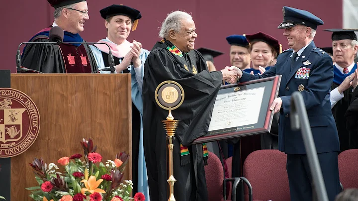 Honorary degree presented to Irving Peddrew, Virgi...