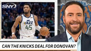 NBA Insider reveals Utah Jazz asking price from Knicks for Donovan Mitchell | Ian Begley | SNY