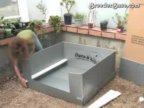 Assembling a puppy WHELPING BOX, the Dura-Whelp® - YouTube