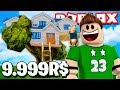 MI PROPIA CASA de 9,999 ROBUX en un ARBOL en ROBLOX !!