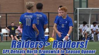 Scotch Plains-Fanwood 2 North Brunswick 1 | HS Boys Soccer | Moser With Two Assists!