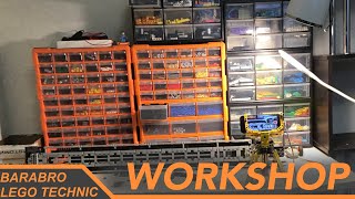 Обзор моей Лего Техник мастерской / Как хранить детали / LEGO TECHNIC WORKSHOP