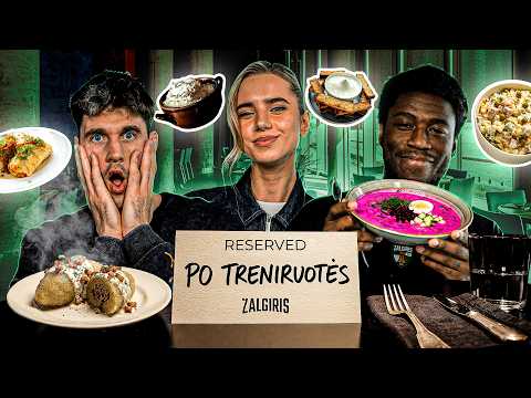 WRIGHT COULDN'T HANDLE THE PINK SOUP, BUT SLEVA ATE LIKE A TRUE LITHUANIAN | AFTER PRACTICE