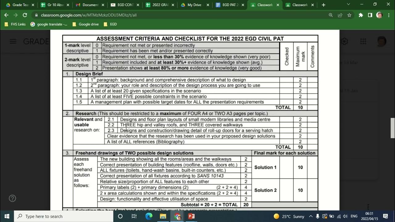Grade 12 PAT 2022 video 1 YouTube