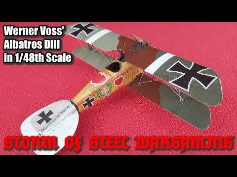 Werner Voss' Albatros DIII in 1/48th Scale | Storm of Steel Wargaming