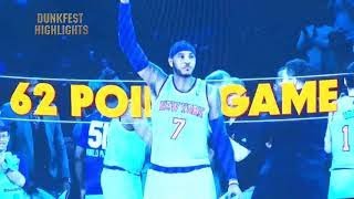 The Knicks Welcome Melo Back To MSG With A Video Tribute And Standing Ovation