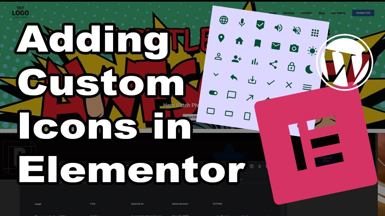 Elementor Variable Icon How to Add Custom Icons in Elementor - YouTube