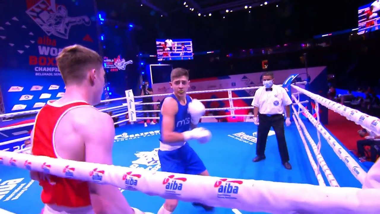 Day 3 (60kg) HALE John (IRL) vs ALICIC Semiz (SRB) | AIBA WCHs 2021