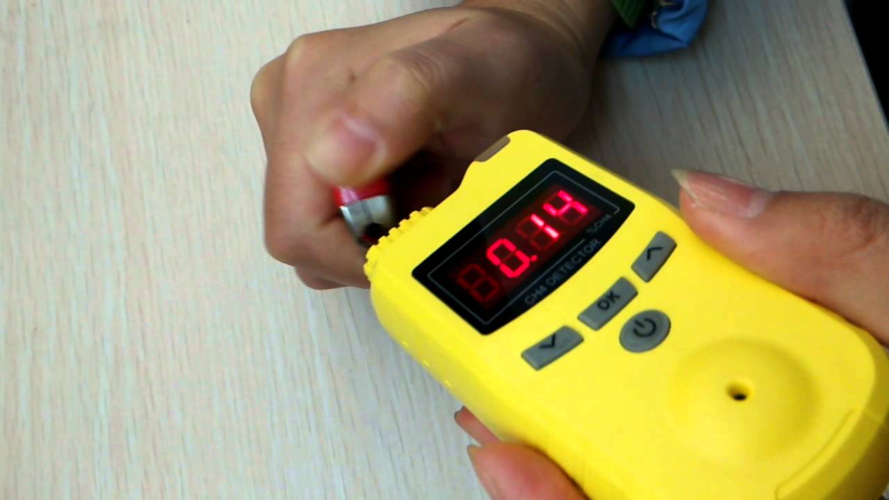 Response test: SA Portable gas leak detector - YouTube