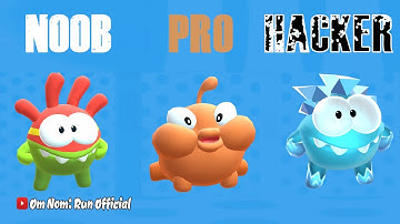 NOOB vs PRO vs HACKER - Om Nom Run Gameplay Official Part 5 | Best Mobile Android iOS Games 2020
