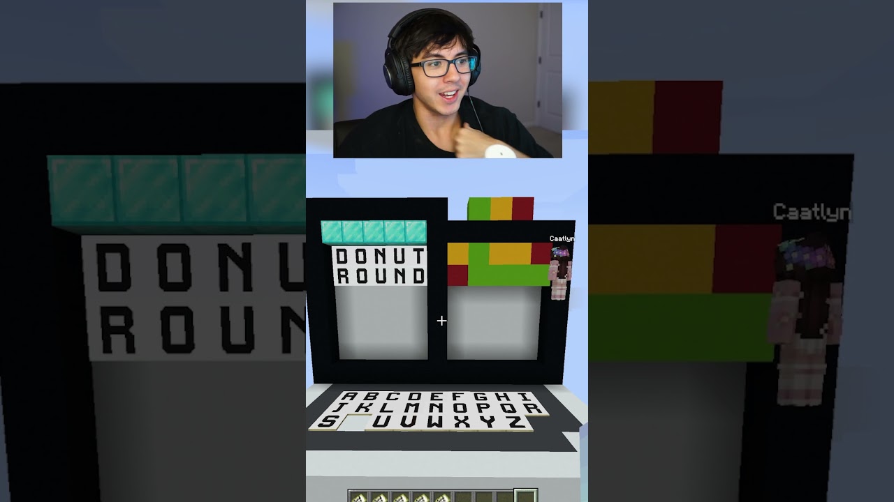 Minecraft Wordle VS GIRLFRIEND IS THAT WORD REAL???🤔#minecraft #shorts #minecraftshorts