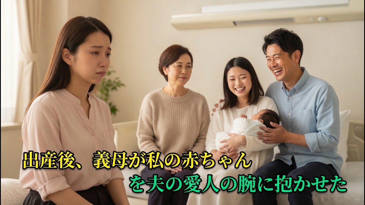出産後、夫の愛人が私の赤ちゃんを抱いて笑っていた日――義母は見て見ぬふりをし、私は息子を奪われ雨の中追い出された。その日から私は血の涙を飲み、悪魔となって7年後に戻ってきた#復讐#家族の物語#母親の愛