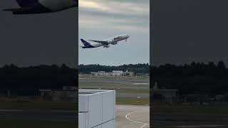 Delivering it to the world… FedEx leaving Tokyo Narita airport #fedex #nrt