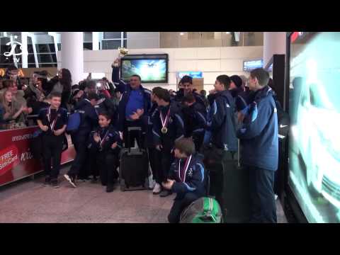 დინამოს აკადემიის U-13 გუნდის ჩამოსვლა