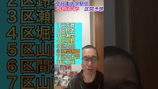 【2025 全日本大学駅伝】早稲田大学 区間予想